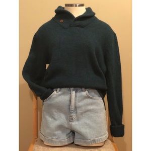 Club Monaco green wool sweater